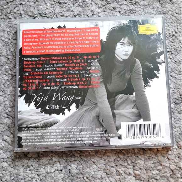 Yuja Wang Fantasia Music CD Ex-Library - Picture 4 of 4